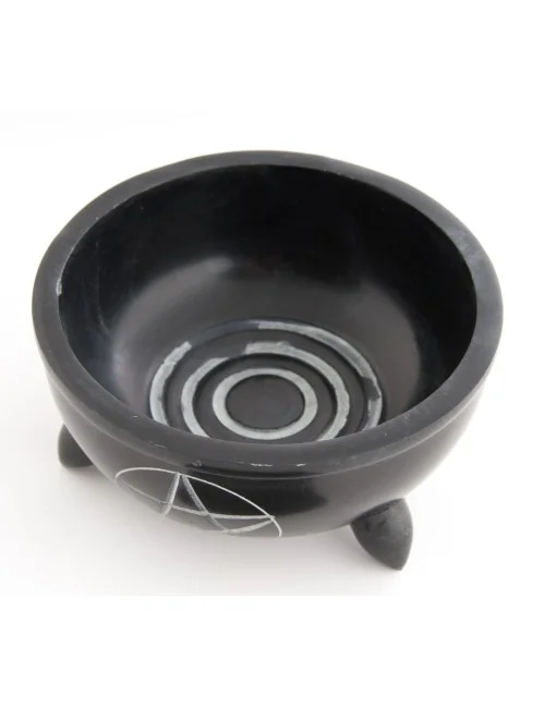 Specksteinschale Pentagramm, groß ca. 12cm