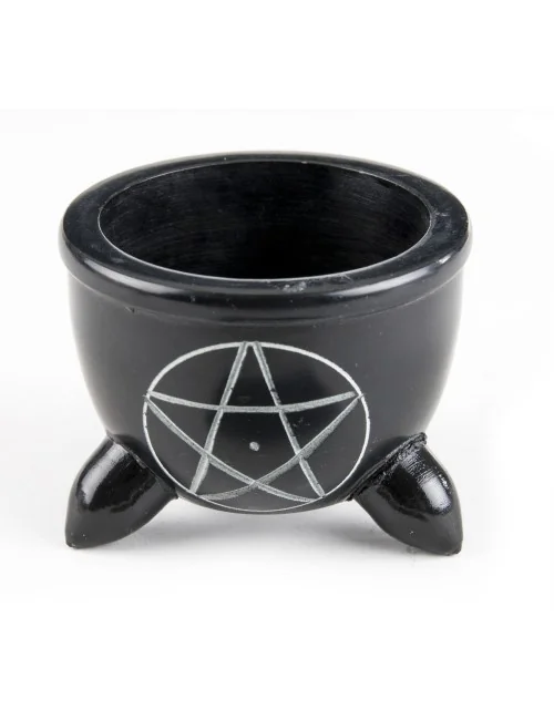 Specksteinschale Pentagramm, klein ca. 7,3 cm