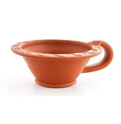 Räuchergefäß - Makal rot - aus Ton ca. 13cm