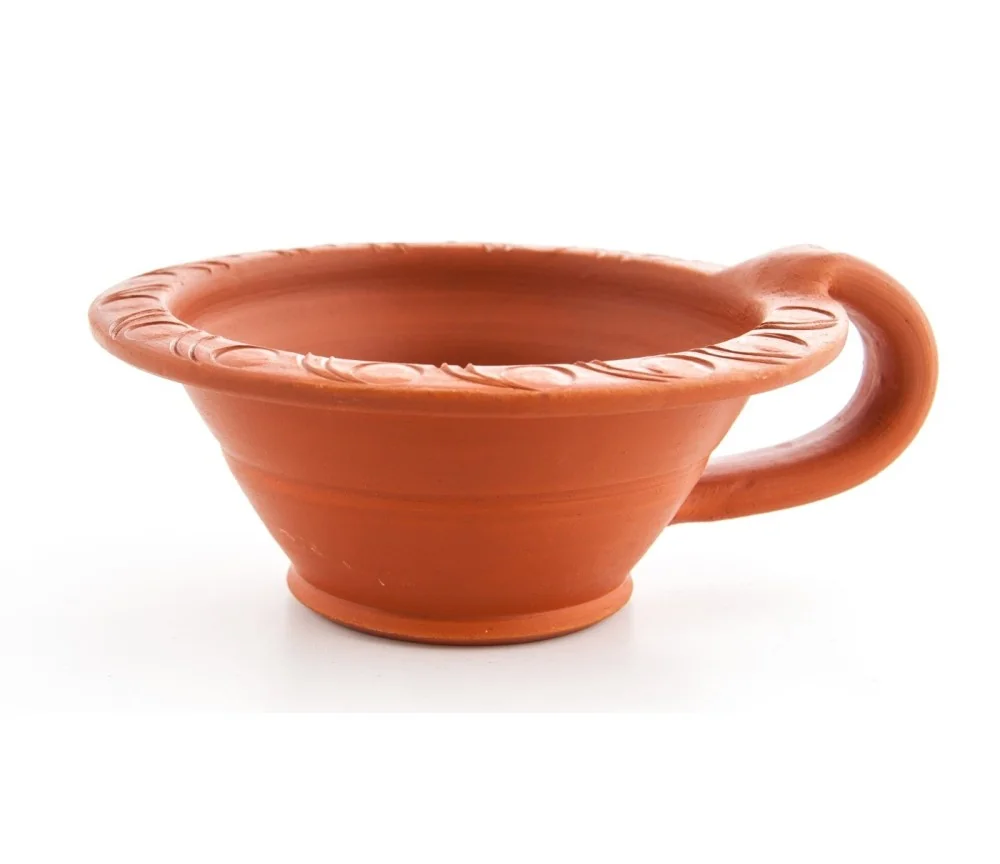 Räuchergefäß - Makal rot - aus Ton ca. 13cm