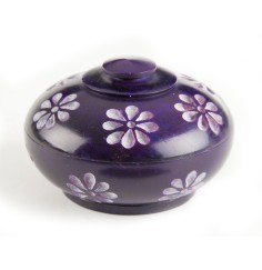 Blumendöschen, lila ca. 7,7 cm - 2 er Pack