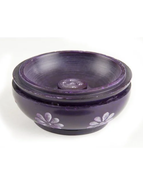 Blumendöschen, lila ca. 7,7 cm - 2 er Pack