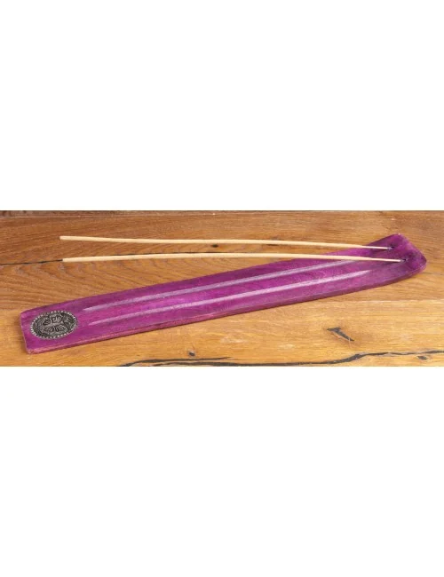 Räucherstäbchenhalter - Long Line - Purple Butterfly ca. 46 x 7cm