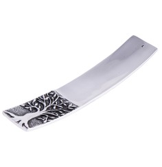 Räucherstäbchenhalter - Lebensbaum - weißmetall