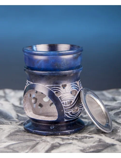 Aromalampe & Räuchergefäß in 1 "Keltischer Knoten" mit Sieb