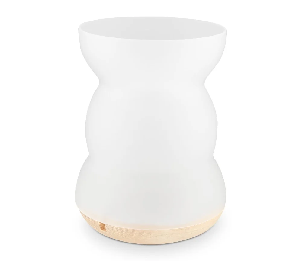 Räucher - & Duftgefäß Lucerna - mit Blumes des Lebens aus Glas