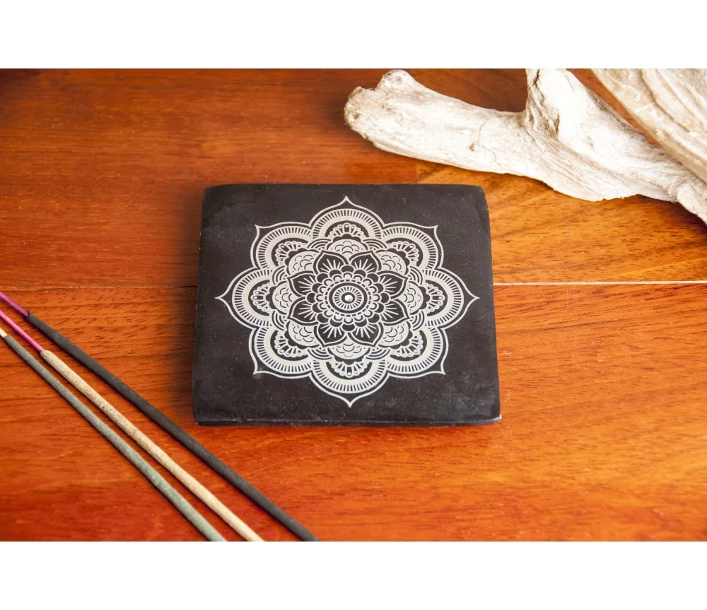 Räucherstäbchenhalter - Mandala Speckstein