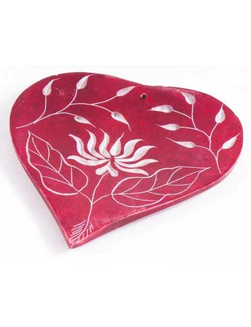 Räucherstäbchenhalter - Herz-Lotusblume