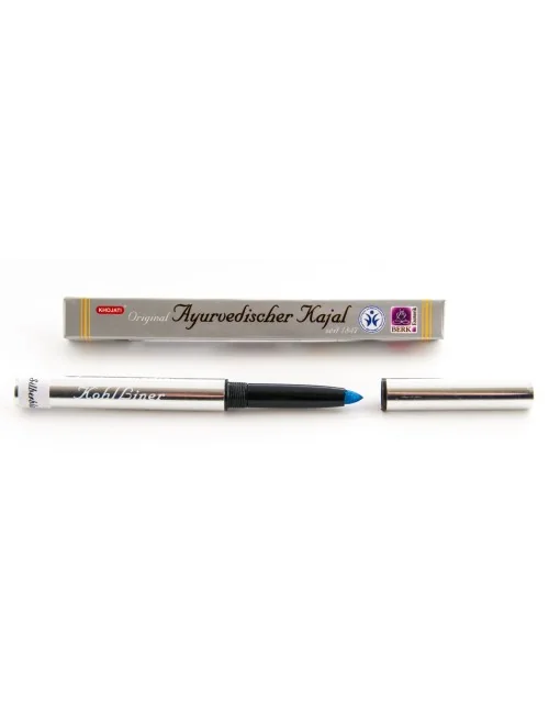 Ayurveda - Khojati -Ayurvedischer edler Kajal - Silberblau