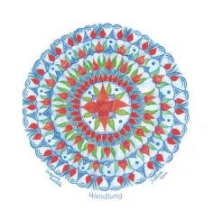 Sulidaa® Venus Mandala - Basis Mandala - Wandlung - 12 cm