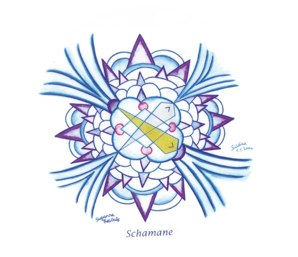 Sulidaa® Venus Mandala - Basis Mandala - Schamane- 11,5 cm
