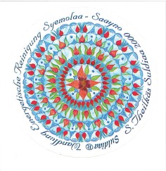 Sulidaa® Venus Mandala - Wandlung Aufkleber 5 cm