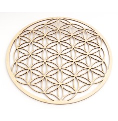 Blume des Lebens aus Holz 28 cm