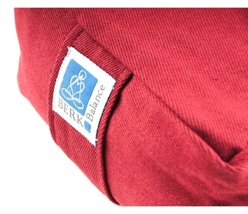 Meditations Sitz weinrot mit Buchweizen gefüllt - 30x20x10 cm