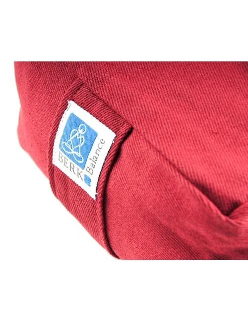 Meditations Sitz weinrot mit Buchweizen gefüllt - 30x20x10 cm