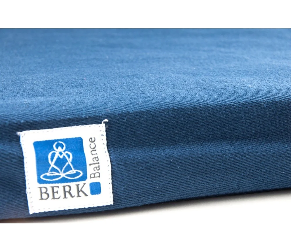 Meditations Matte dunkelblau mit Kokosnuss-Faser, 75x75x10cm