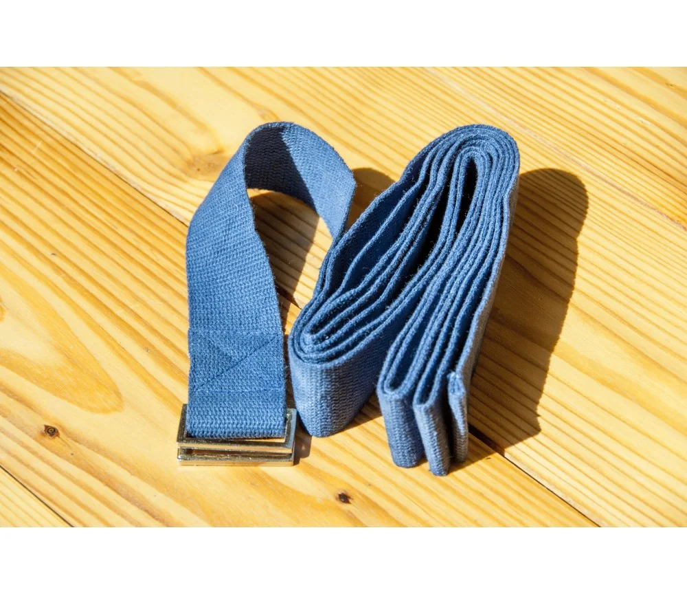 Yoga Gurt 2,4 m - dunkelblau