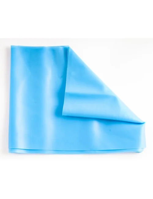 Elastisches Gymnastik Band blau - 100% Naturkautschuk; L: 1,50 m; B: 15 cm