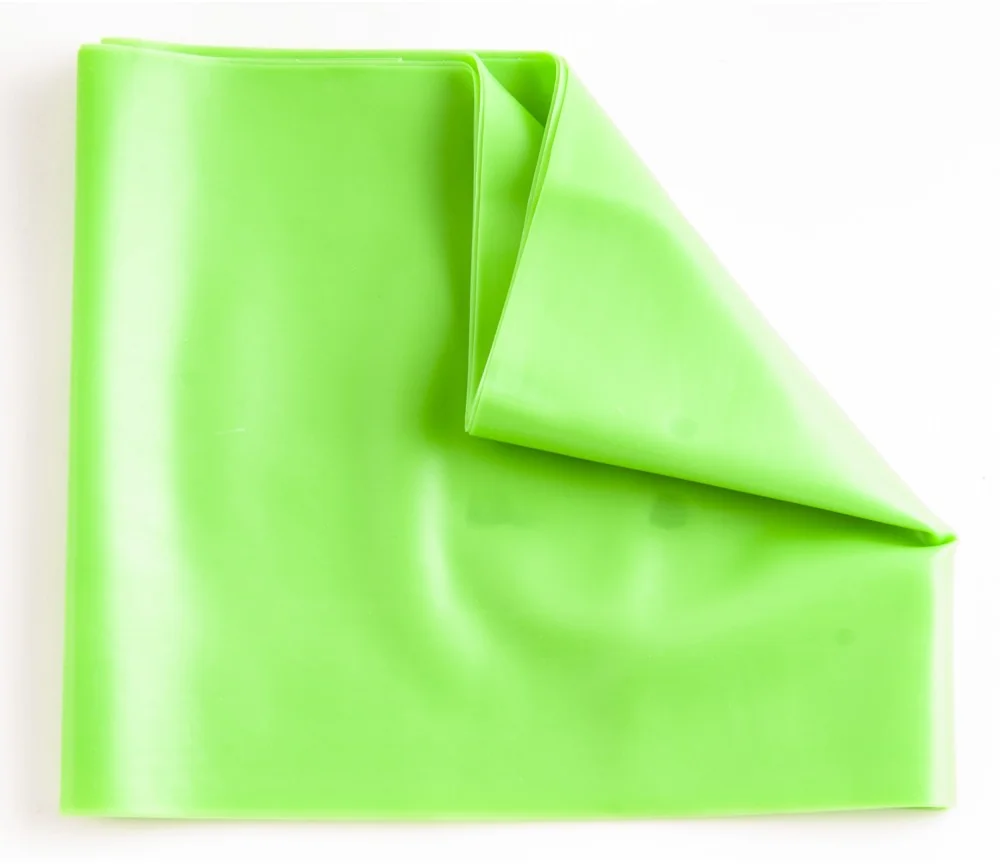 Elastisches Gymnastik Band grün - 100% Naturkautschuk - 1,50 m x 15 cm