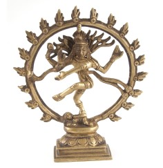 Statue - Shiva aus Messing  ca.16,5 cm