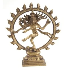 Statue - Shiva aus Messing ca.16,5 cm
