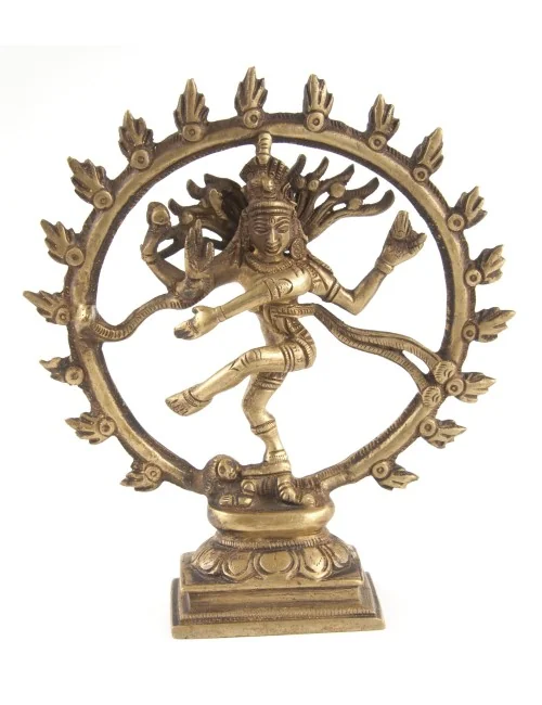 Statue - Shiva aus Messing ca.16,5 cm