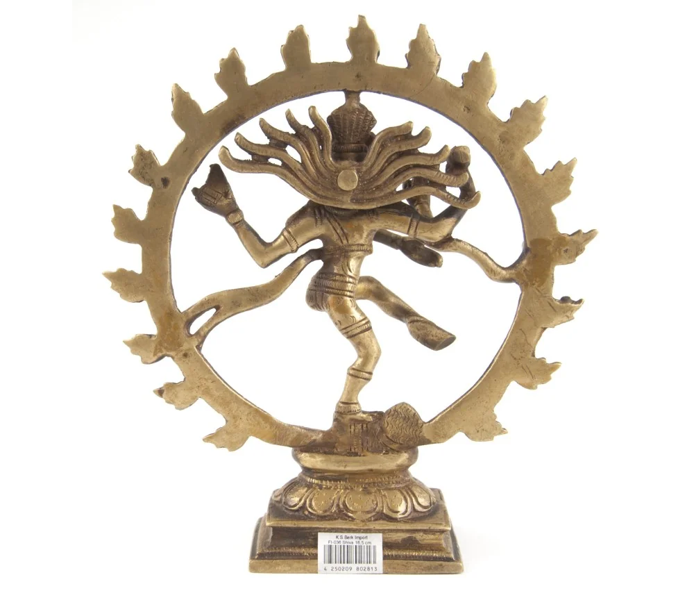 Statue - Shiva aus Messing ca.16,5 cm