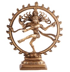Statue - Shiva aus Messing  ca.28 cm