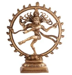 Statue - Shiva aus Messing ca.28 cm