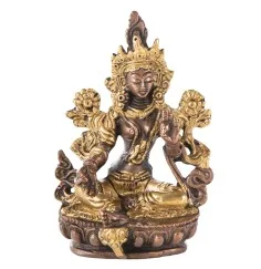 Statue - Grüne Tara aus Messing ca. 9,5 cm