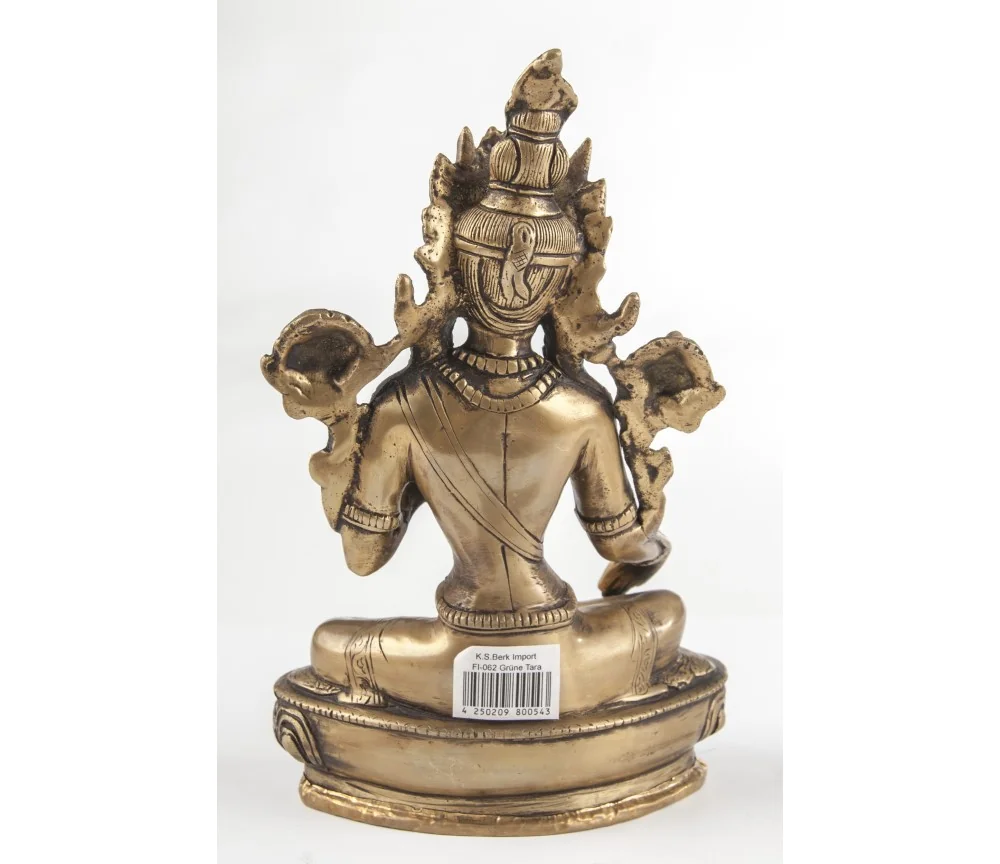 Statue - Grüne Tara Messing ca. 21 cm
