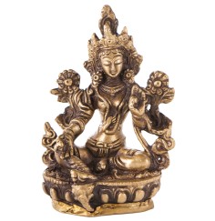 Statue - Grüne Tara Messsing ca.9,5 cm