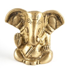 Statue - Ganesha - ca. 4 cm - aus Messing