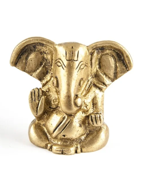 Statue - Ganesha - ca. 4 cm - aus Messing