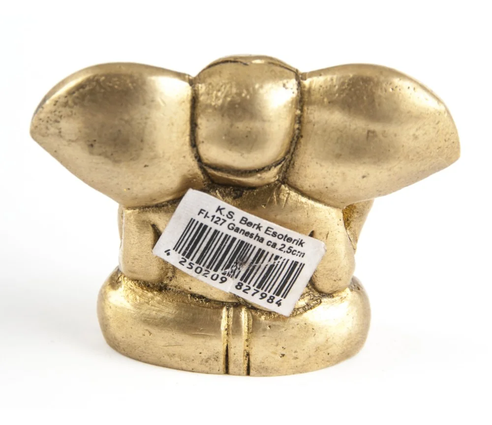 Statue - Ganesha - ca. 4 cm - aus Messing