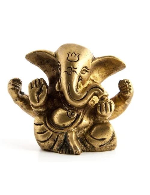 Statue - Ganesha - 5 cm - aus Messing