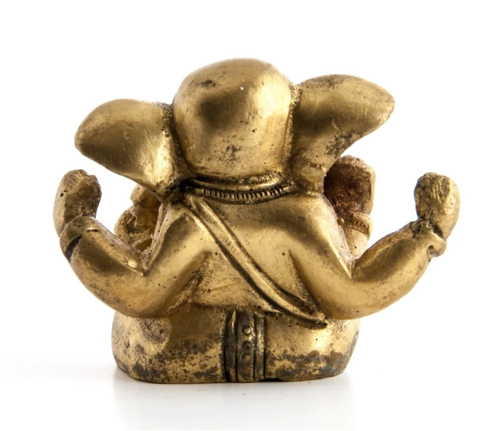 Statue - Ganesha - 5 cm - aus Messing