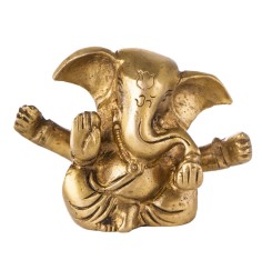 Statue - Ganesha - 6 cm - aus Messing