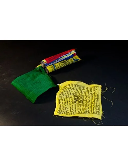 Tibetische Gebetsfahnen mittel 5 er Pack