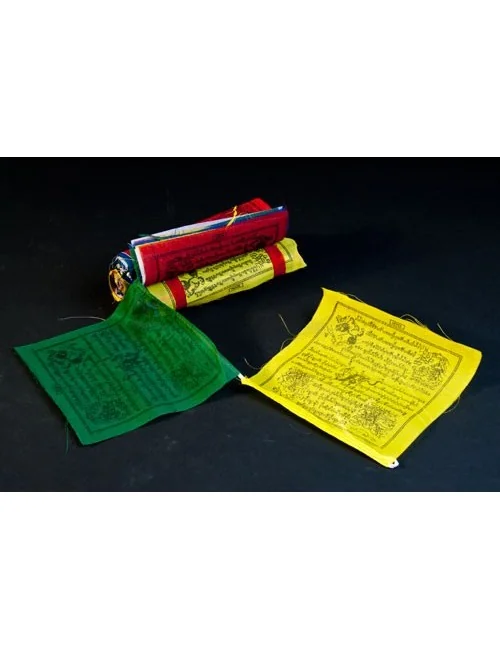 Tibetische Gebetsfahnen klein 5er Pack