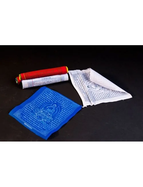 Tibetische Gebetsfahnen Medizin Buddha 5 er Pack
