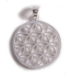 Anhänger - Blume des Lebens - 925 Sterling Silber ca. 2,5 cm