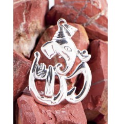 Anhänger - Ganesha - 925er Sterling Silber ca. 4,2 cm