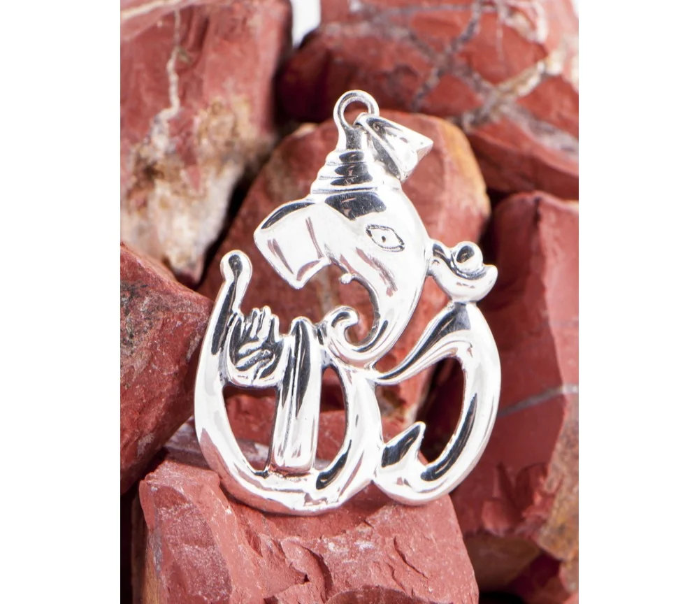 Anhänger - Ganesha - 925er Sterling Silber ca. 4,2 cm