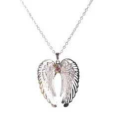 Kette mit Schutzengelflügelanhänger ca. 50 cm