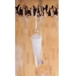 Pendel - Sechskantpendel - Selenit