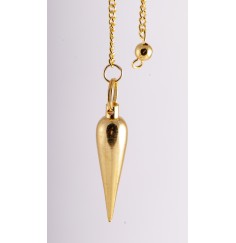 Pendel - Zapfenpendel- Messing vergoldet