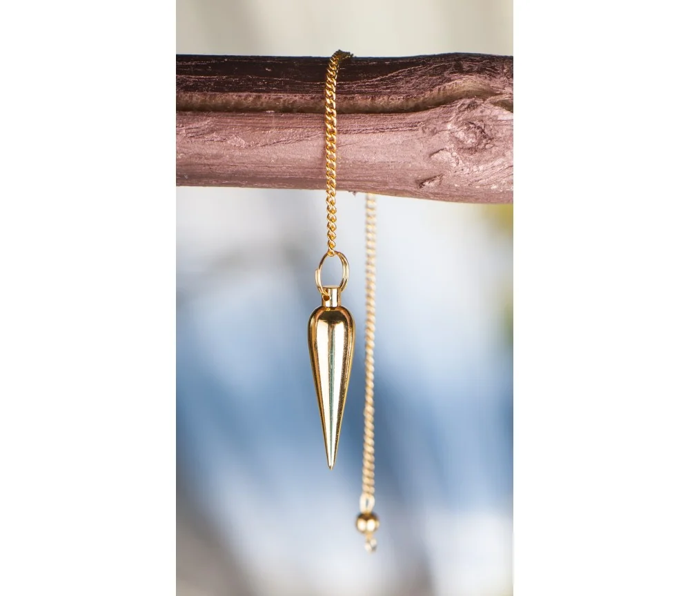 Pendel - Zapfenpendel- Messing vergoldet