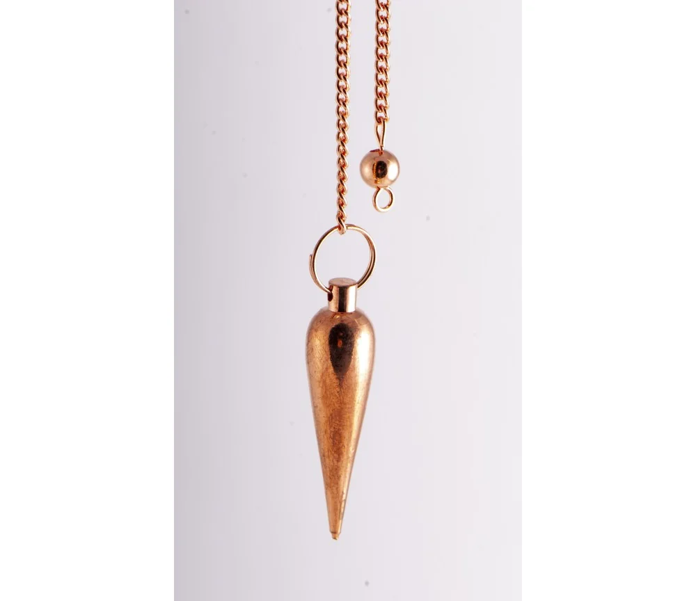 Pendel - Zapfenpendel - Messing verkupfert