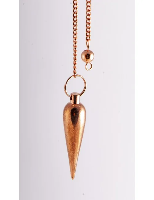 Pendel - Zapfenpendel - Messing verkupfert